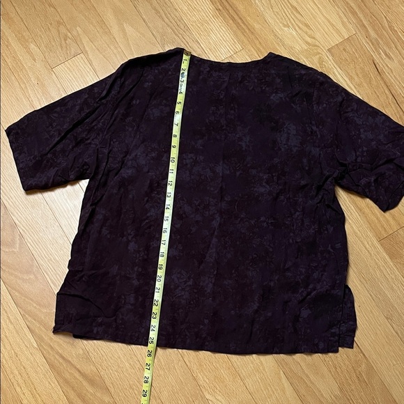 Kupu Kupu Purple Floral Blouse - Picture 6 of 7